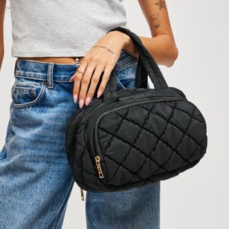 Urban Expression Zip Me Pretty - Quilted Puffer Travel Organizer in Black at Nordstrom