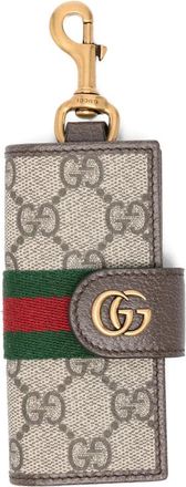 Gucci Ophidia Logo Stripe Keyring