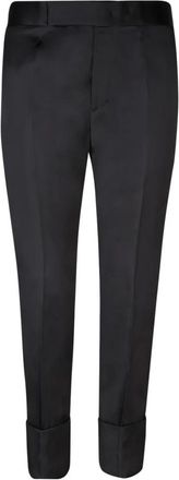 SAPIO Zwarte Broek voor Vrouwen Aw 23 - Dames - Slim Fit Broeken - Zwart - M - Broeken