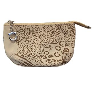 Ferragamo Brown Nylon Pouch (Pre-Owned)