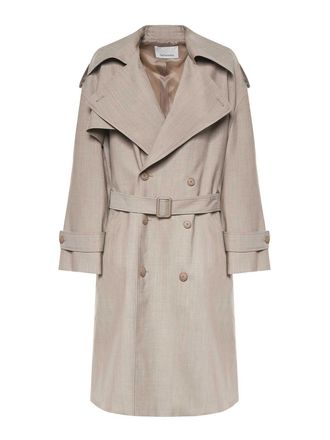 Frankie Shop Dursley Wool Trench Coat