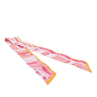 Herm&egrave;s Pre-owned Scarves, female, Multicolor, Size: ONE SIZE Pre-owned Tresses H Twilly Scarf
