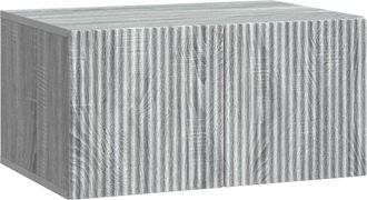 vidaXL Mueble Para Tv De Pared 59,5 X 41 X 30 Cm Gris Sonoma Vidaxl