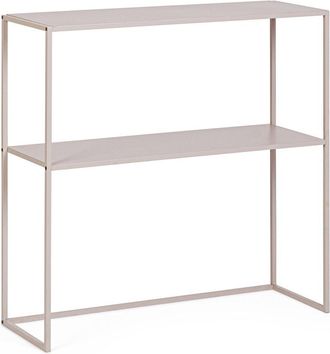 BIZZOTTO Consola 2 niveles Alrik rectangular beige 78X78H