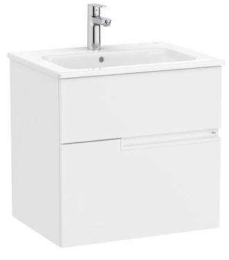 Roca Pack Unik Mueble Base De 2 Cajones + Lavabo Victoria-n - Roca Color: Blanco Mate