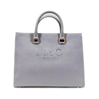 Liu Jo Tote Bags, female, Gray, Size: ONE SIZE Handbag with Shoulder Strap and Inside Pockets