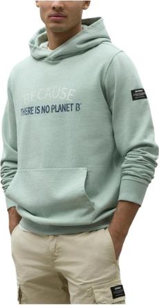 Ecoalf Minimalistische Urban Sweater - Heren - Hoodies - Blauw - XL - Hoodies & sweatvesten