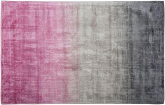 Beliani Rug ERCIS Pink 140 x 200 cm Viscose