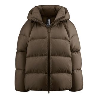 Bomboogie Piumino oversize con cappuccio - - Jackets - Donna - Marrone - M