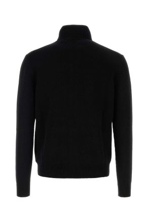 Prada Mens Black Cashmere Cardigan Nero Maglieria