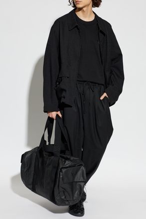 Yohji Yamamoto Jacket With Pockets, Mens, Black