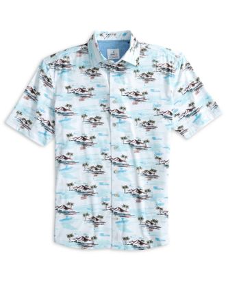 Johnnie-O Mens Barts Shirt In White