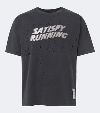 SATISFY T-shirt MothTech in cotone con stampa