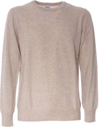 Aspesi Ultieme luxe en comfort shirt - Heren - Sweatshirts - Beige - 2XL - Kasjmier - Hoodies & sweatvesten