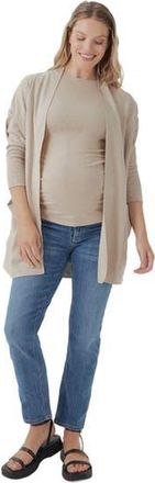 Pact Organic Maternity Everyday Tank in Wheat Heather at Nordstrom, Size Large