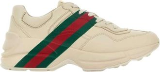 Gucci Zapatilla Rhyton - Shoes - Mujer - Beige - 37 1/2 EU