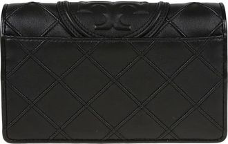 Tory Burch Tory Burch Portemonnaies - Fleming Soft Chain Wallet - Gr. unisize - in Schwarz - für Damen