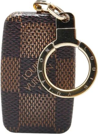 Louis Vuitton Pre-owned Accessories, female, Brown, Size: ONE SIZE Pre-owned Fabric key-holders