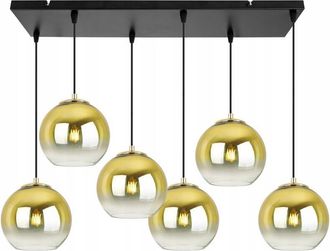 OEM L&aacute;mpara De Techo Colgante Pantalla Dorada 15 Cm