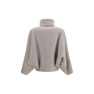 Brunello Cucinelli Double-Faced Virgin Wool and Cashmere Coat - White