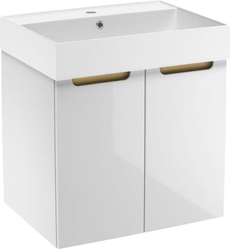 Puma Naturel - Mueble De Ba&ntilde;o Con Lavabo Stilla 60x60x45 Cm, Blanco (stillad06033u2)