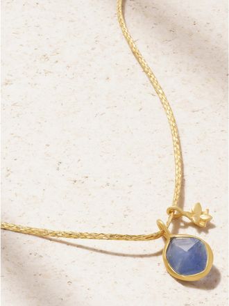 Pippa Small Collana In Oro 18 Carati Con Tormaline - Blu
