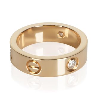 Cartier Pre-Owned Cartier Yellow Gold Diamond Love Ring