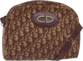 Dior Pre-owned Cross Body Bags, female, Red, Size: ONE SIZE Pre-owned Vintage Trotter Shoulder Bag