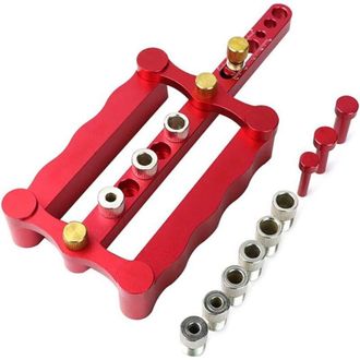 OEM Kit De Plantilla Para Taladrar Madera De 6/8/10 Mm (rojo)