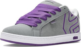 Etnies Fader Mens Skate Shoes Grey/Purple : 10.5 D - Medium, Leather/Suede