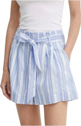 Bruuns Bazaar Korte Broeken, Dames, Blauw, L, Katoen, Swinies Rynja Shorts