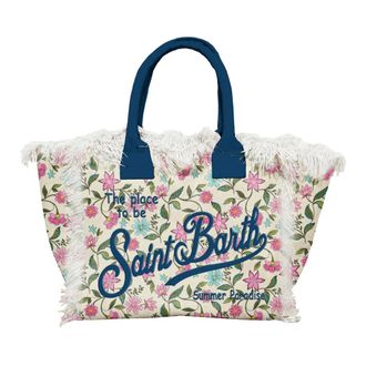 MC2 Saint Barth Tote Bags, female, Multicolor, Size: ONE SIZE Colette Canvas Tote
