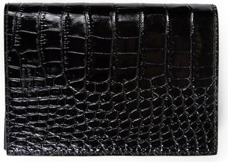 Tom Ford Folded Card Holder in Croc leather