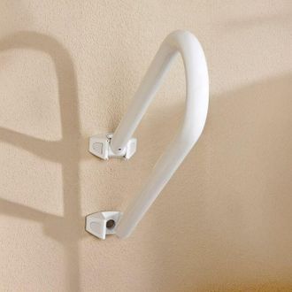 Basics Asa De Seguridad Giratoria, Aluminio Blanco, 52,5 X 21 X 20 Cm