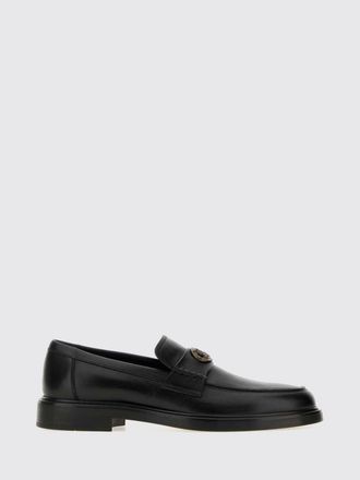 Burberry Pembroke Calfskin Penny Loafers with Metal EKD Logo
