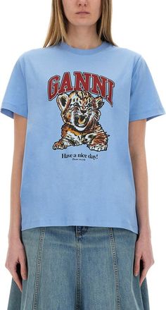 Ganni T Shirt Tiger
