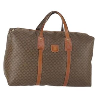 Celine Pre-owned Weekend Bags, female, Brown, Size: ONE SIZE Pre-owned Plastic Weekend Bag