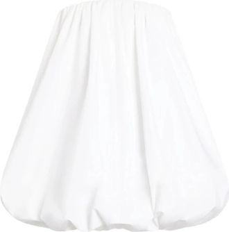 Patou Bustier Mini Jurk - Dames - Korte kleedjes - Wit - S - Katoen - Kleedjes