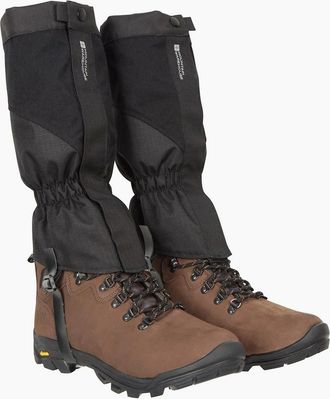 Mountain Warehouse Mens Mountain Warehouse Unisex Adult Highland Gaiters - Black - Size: M-L