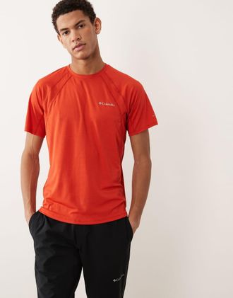 Columbia Stealth Spring - T-shirt rossa-Rosso
