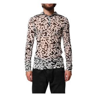 Dolce & Gabbana Heren, Tops, Zwart, Maat: M Polyamide