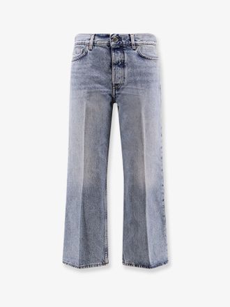 Toteme Jeans in cotone con fondo svasato - TOTEME - gender_Woman