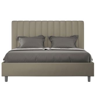 ITYhome Canap&eacute; abatible 160x190 cuero sint&eacute;tico capuchino