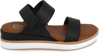 Ex&eacute; Womens Amanda Sandal In Black