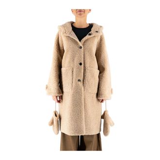 Montereggi Mujer, Abrigos, Beige, Talla: S