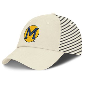 Nike Michigan Denim Club Nike Mens College Adjustable Hat in White | NC2H11KMWV-0Y0