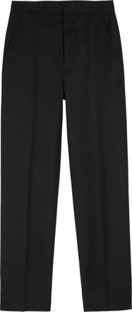Maison Margiela Tapered-leg Wool Trousers - Black - 38 (UK6 / XS)