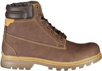 Carrera Veterschoen - Heren - Veterlaarzen - Bruin - 41 EU - Polyester - Schoenen