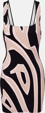 Pucci Labirinto jersey minidress