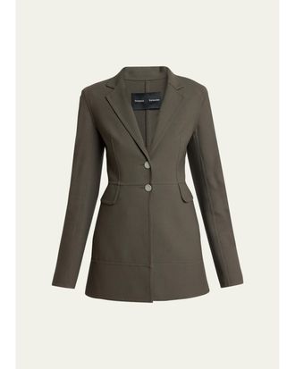 Proenza Schouler Maera Jacket In Bi-Stretch Double Wool